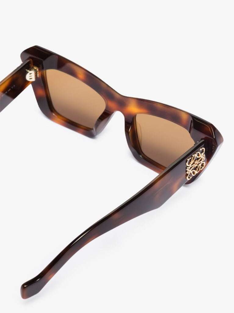 Brown Anagram Tortoiseshell Cat-eye Sunglasses
