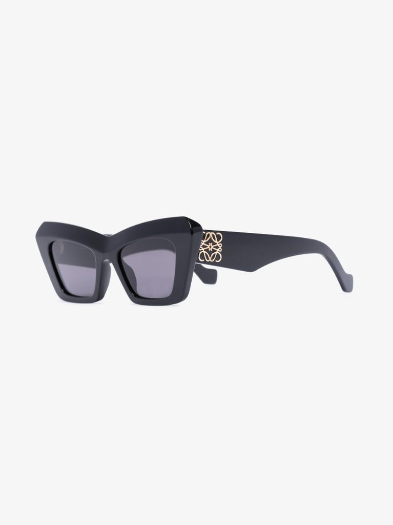 Black Oversized Cat Eye Sunglasses