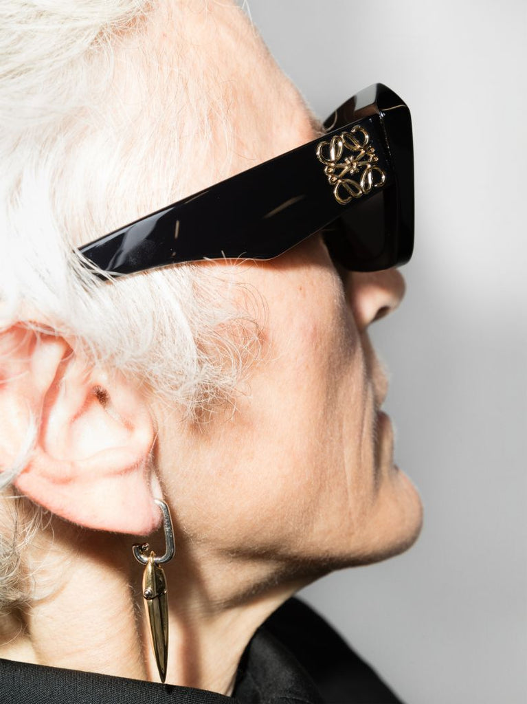 Black Oversized Cat Eye Sunglasses
