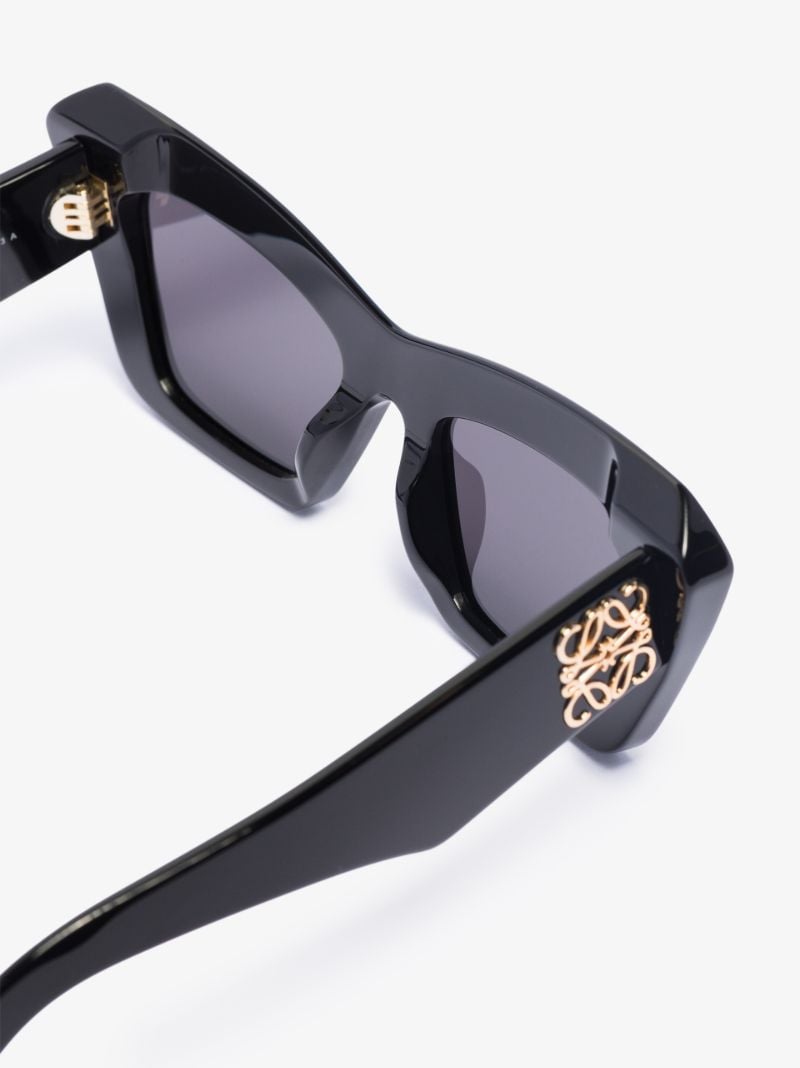 Black Oversized Cat Eye Sunglasses