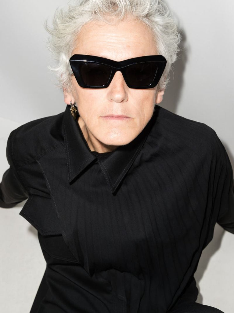 Black Oversized Cat Eye Sunglasses