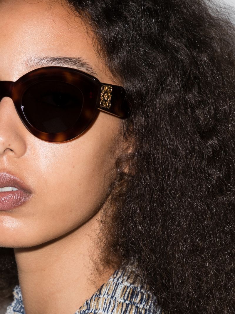 Brown Cat Eye Sunglasses