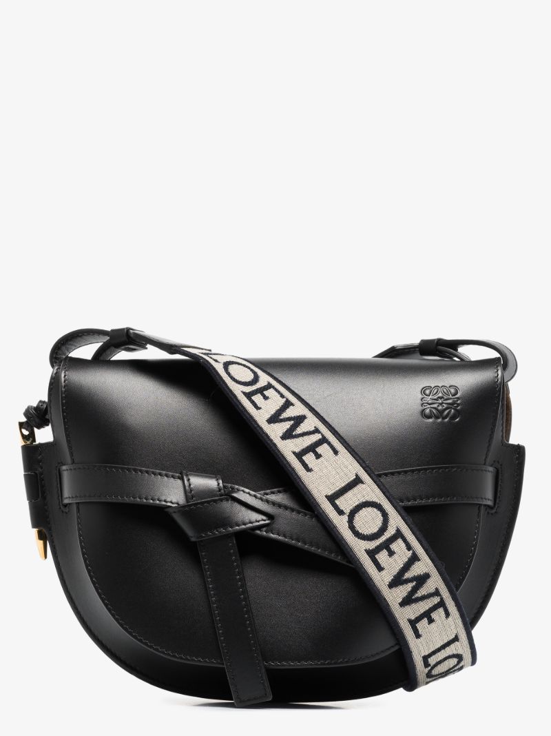 Black Gate Small Leather Shoulder Bag