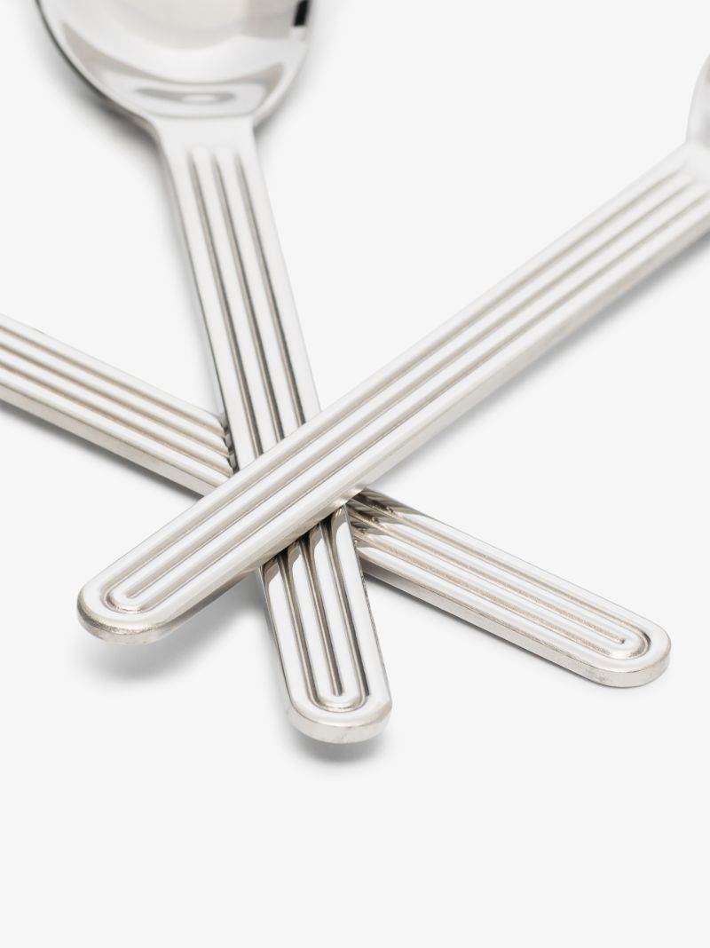 Silver Tone Sunday Spoon Set