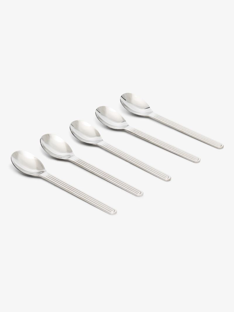Silver Tone Sunday Spoon Set