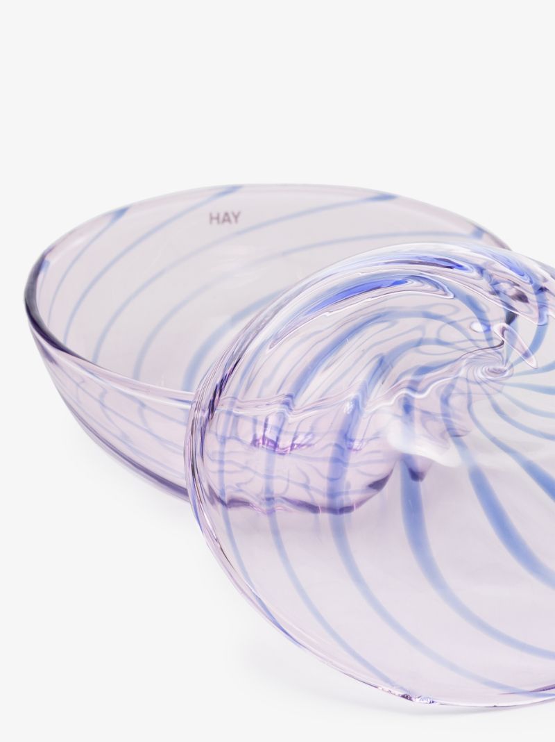 Pink Spin Glass Bowl Set