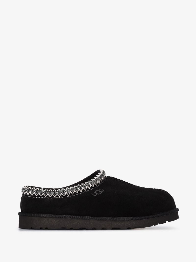 Black Tasman Suede Slippers