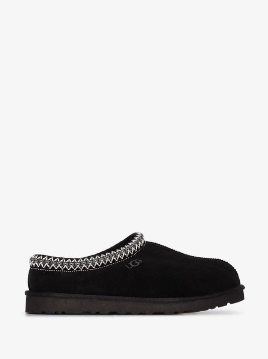 Black Tasman Suede Slippers