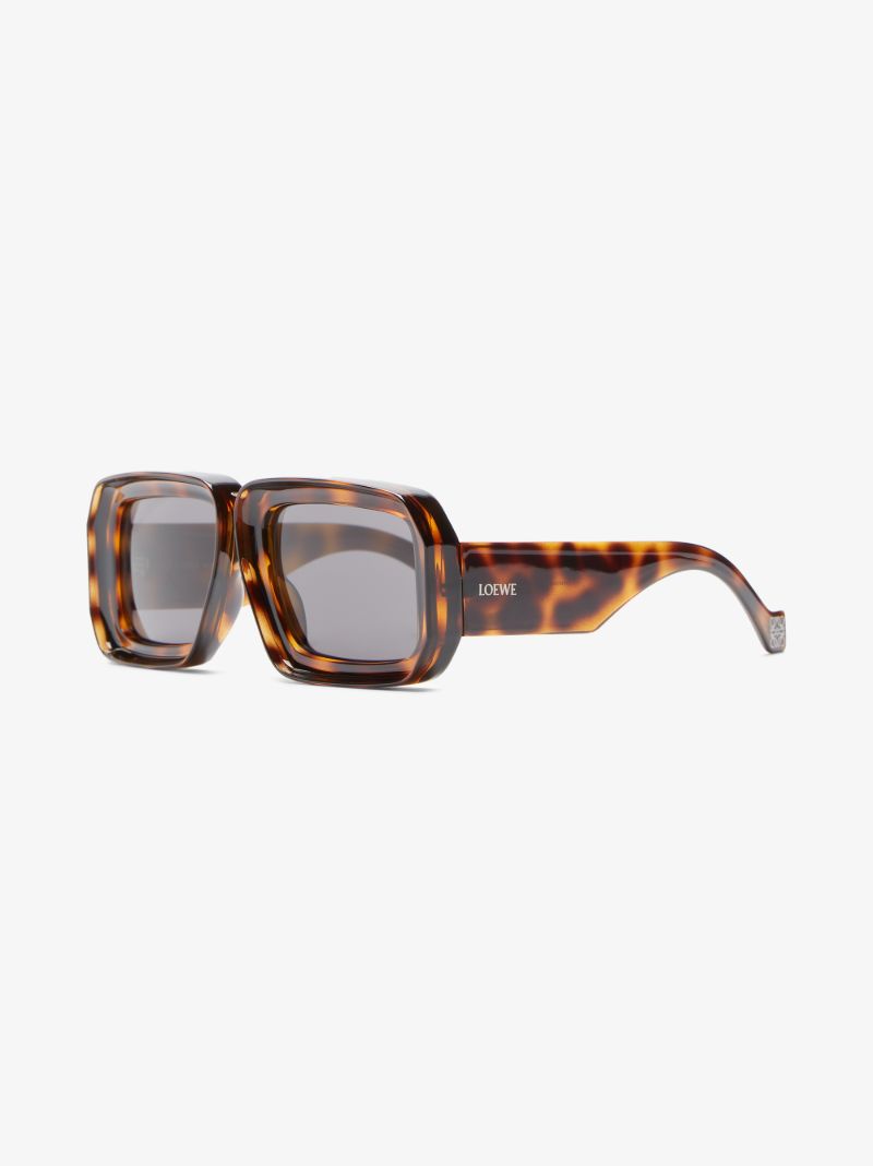 Brown Paula's Ibiza Oversized Sunglasses