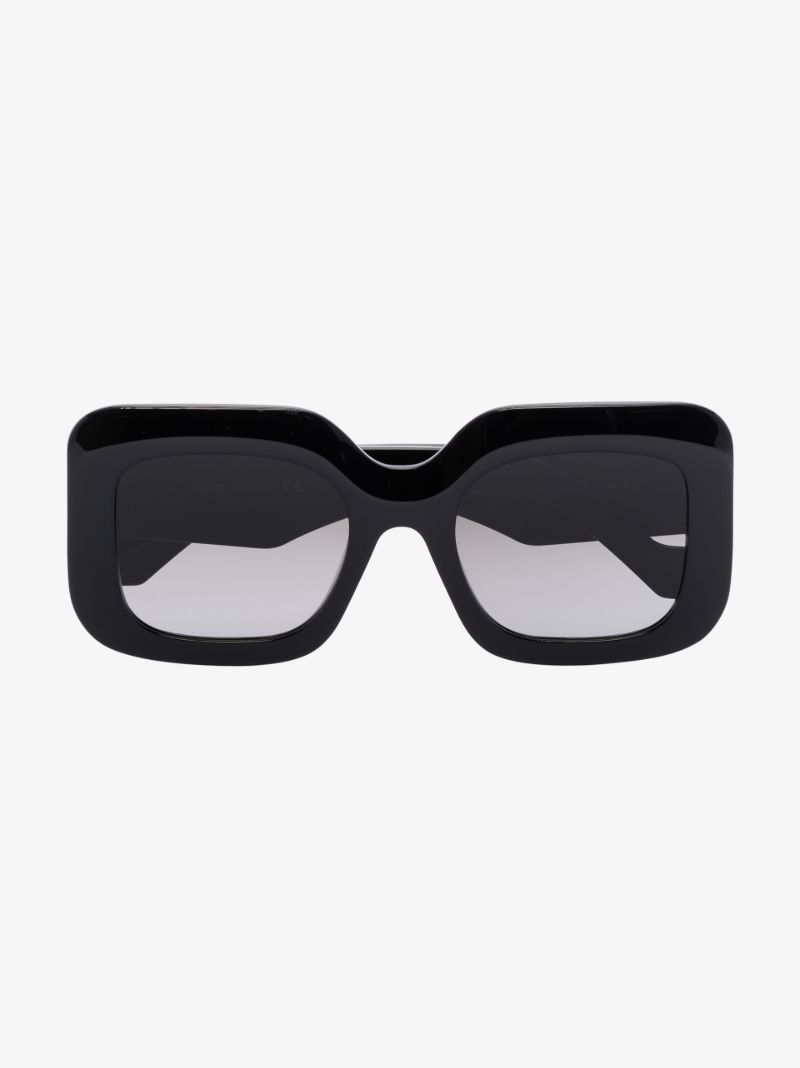 Black Oversized Square Sunglasses
