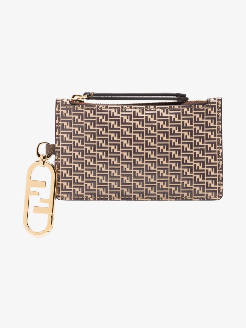 Brown O'lock Leather Card Holder