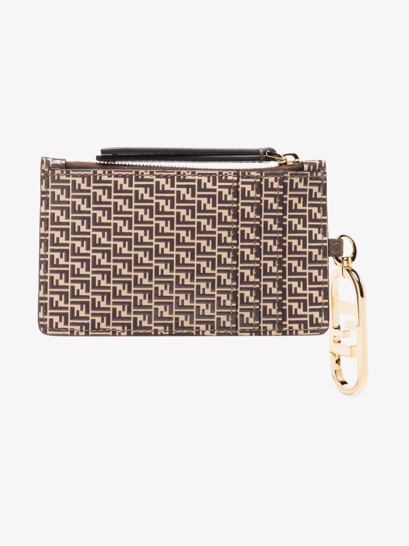 Brown O'lock Leather Card Holder