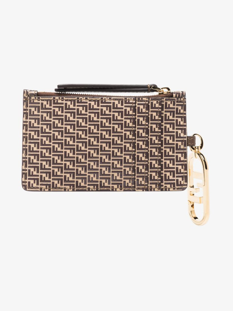 Brown O'lock Leather Card Holder