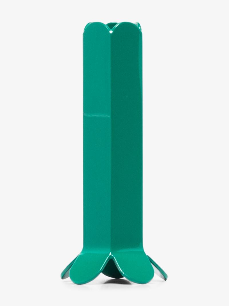 Green Arcs Large Candle Holder