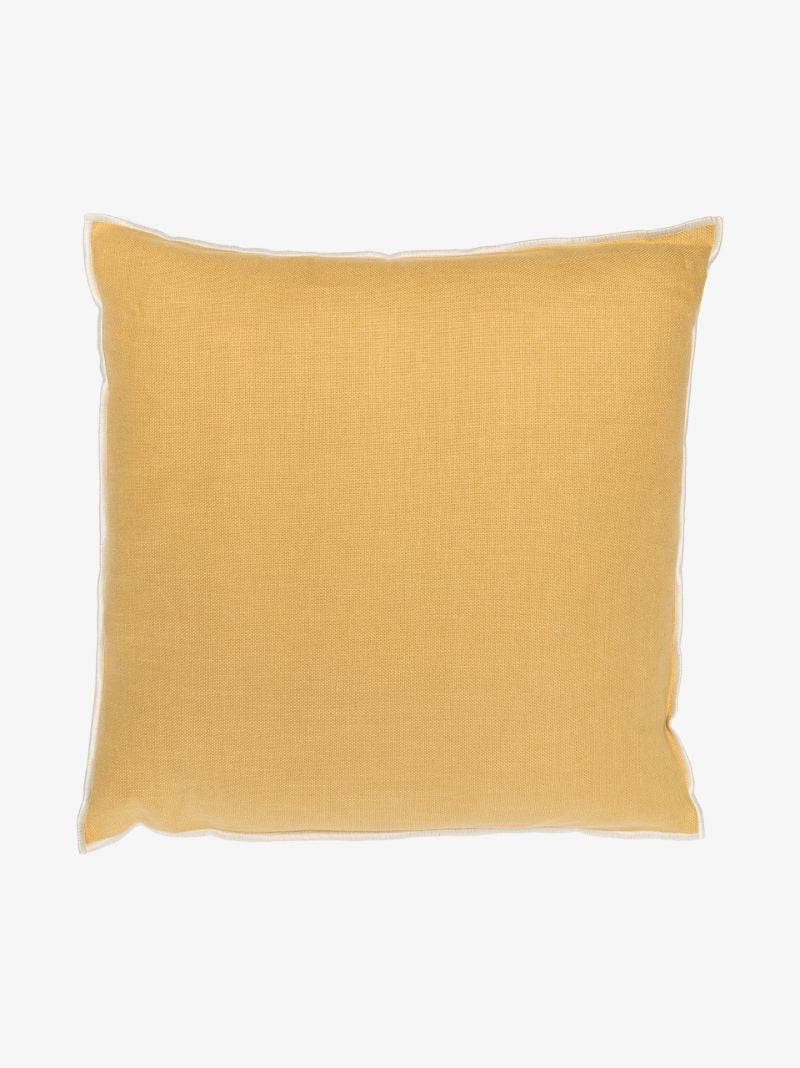 Yellow Outline Cushion