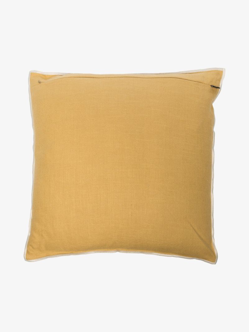 Yellow Outline Cushion