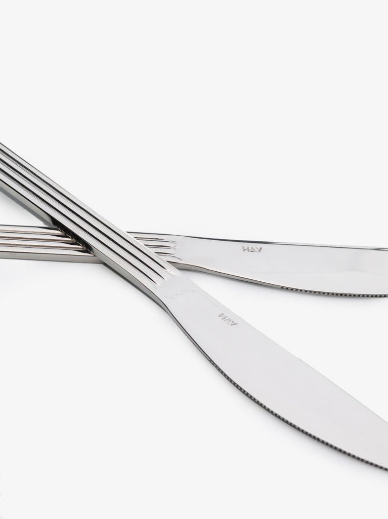Silver Tone Sunday Knife Set