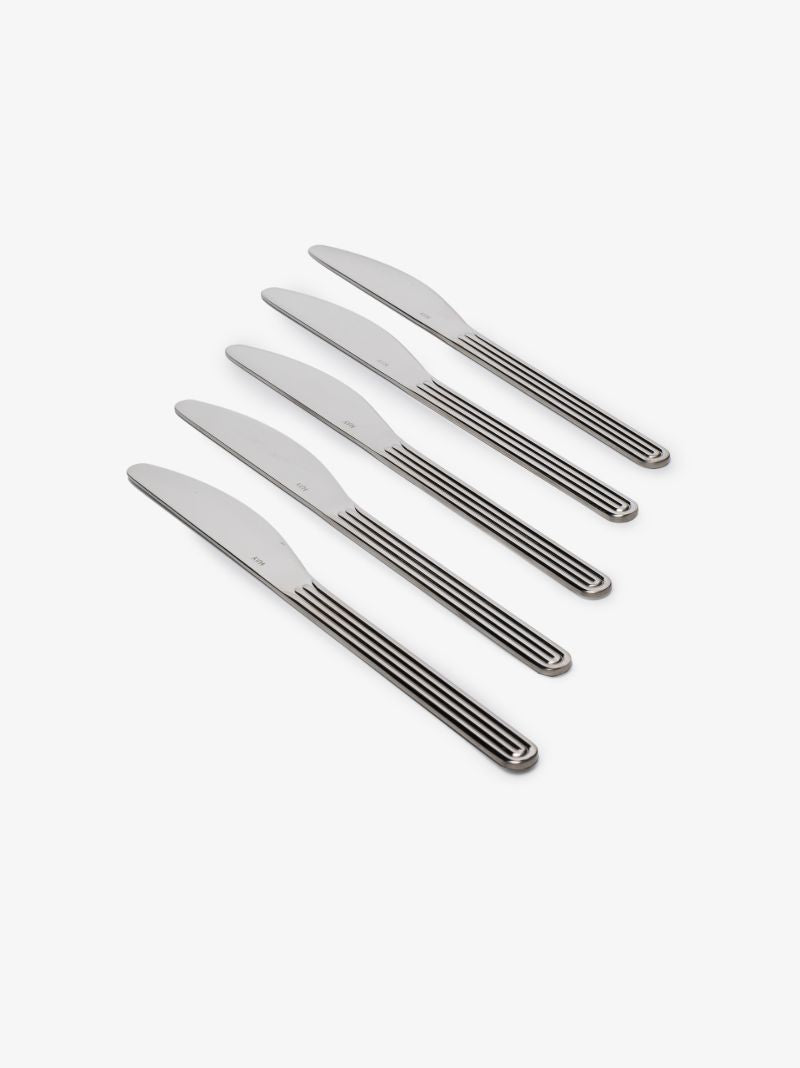 Silver Tone Sunday Knife Set
