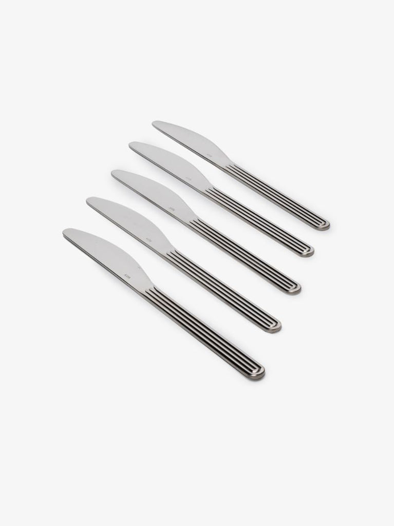 Silver Tone Sunday Knife Set