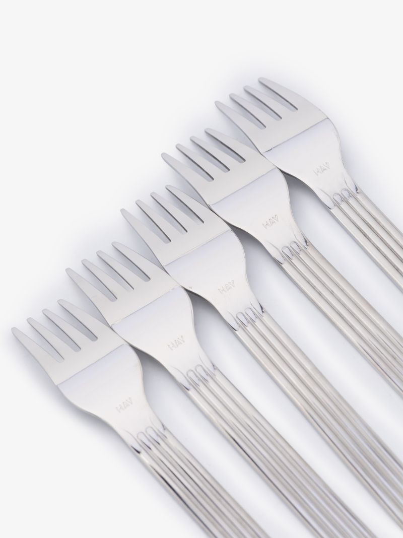 Silver Tone Sunday Fork Set