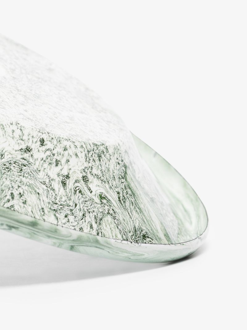 Green Swirl Plate