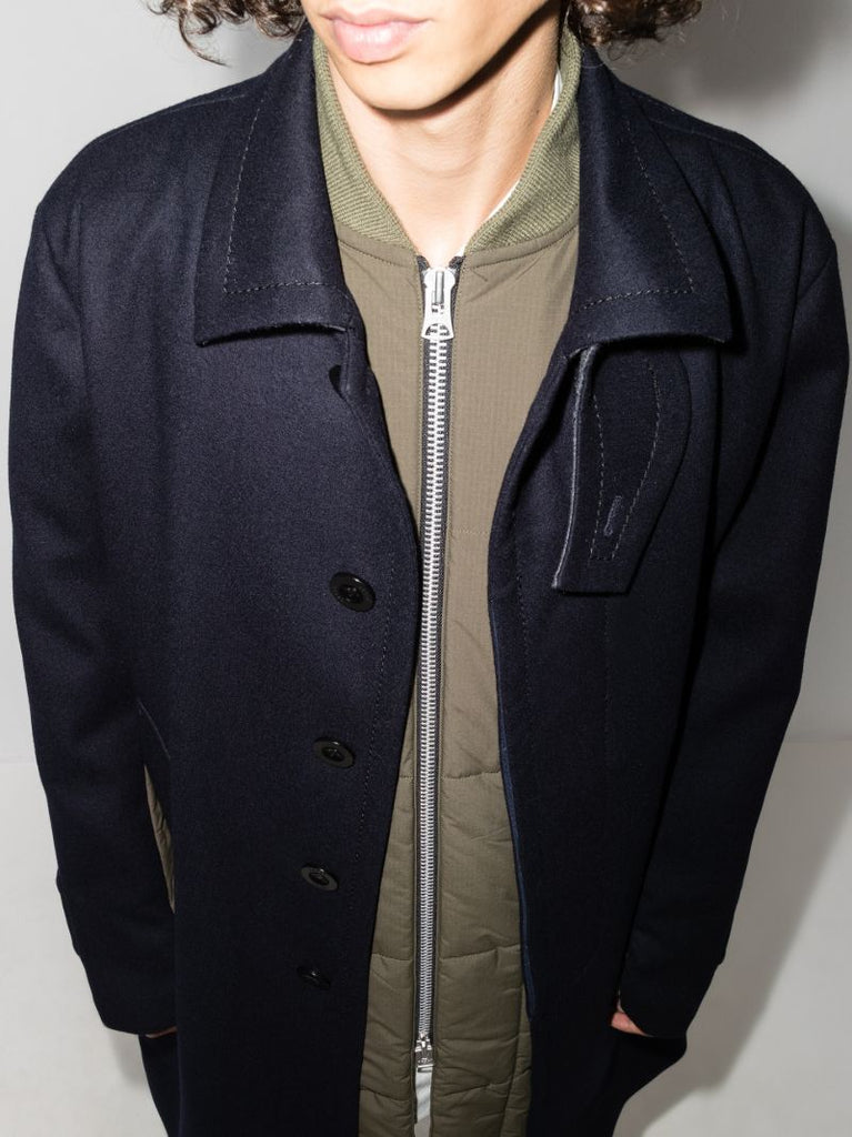 Melton Wool Trench Coat