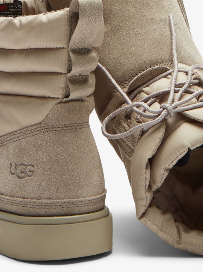 Neutral Classic Mini Lace-up Ankle Boots