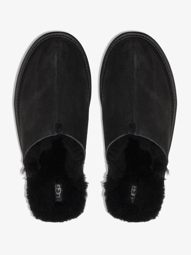 Black Hyde Suede Slippers