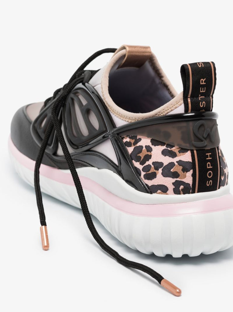 Black Fly-by Butterfly Knit Sneakers