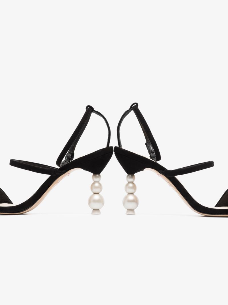 Black Rosalind 85 Suede Sandals