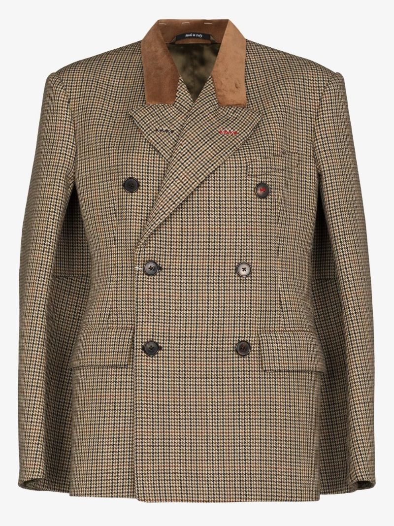 Shrug Houndstooth Blazer