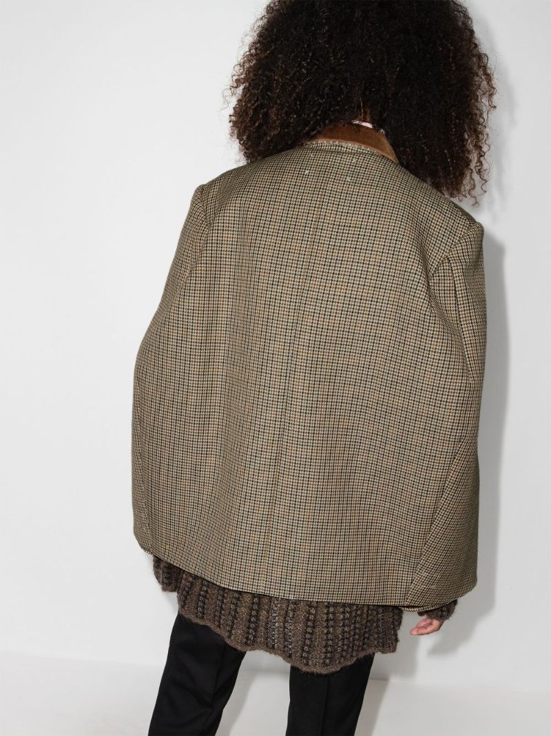 Shrug Houndstooth Blazer
