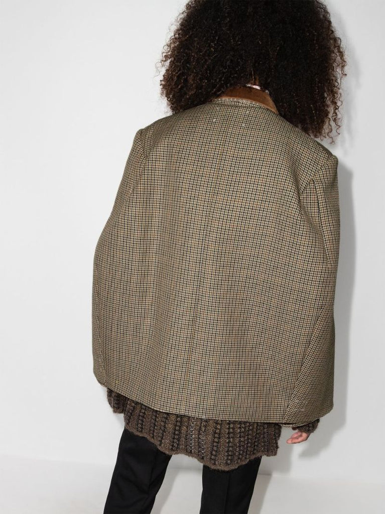 Shrug Houndstooth Blazer