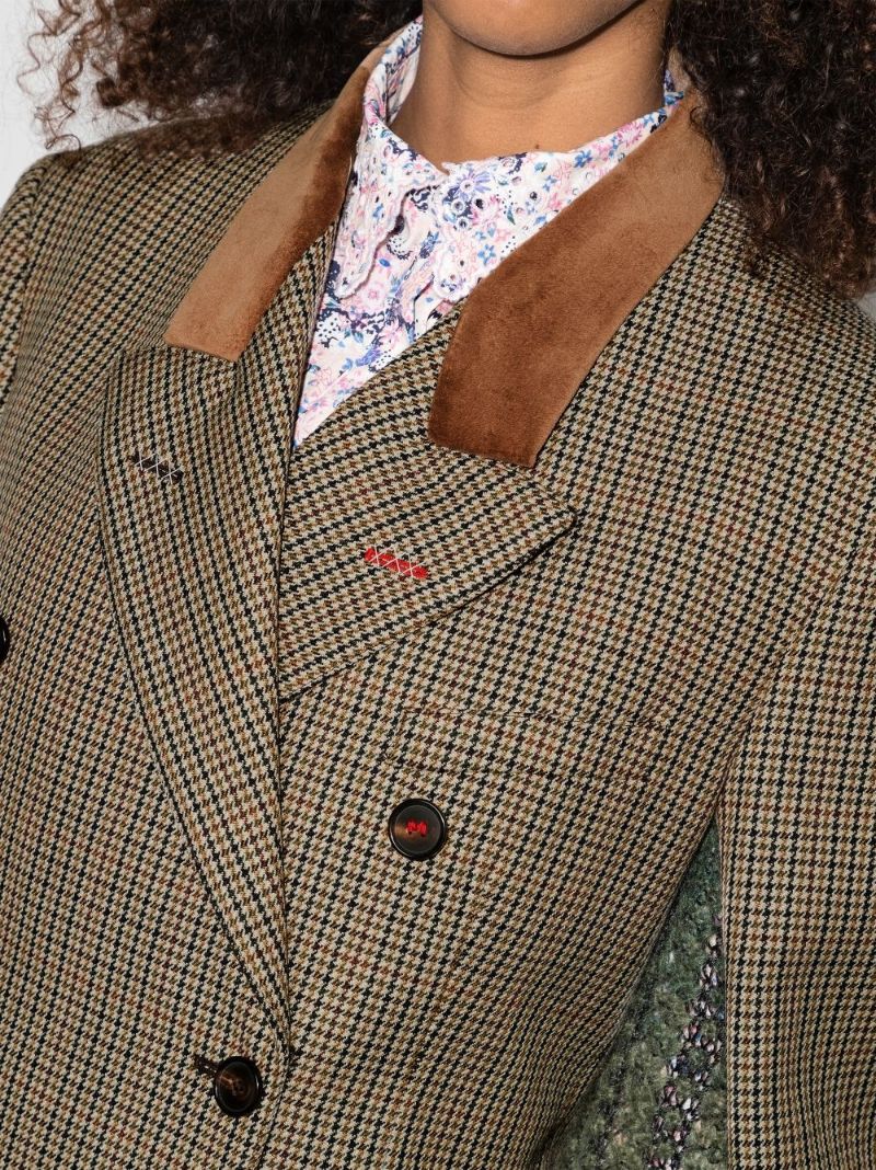 Shrug Houndstooth Blazer