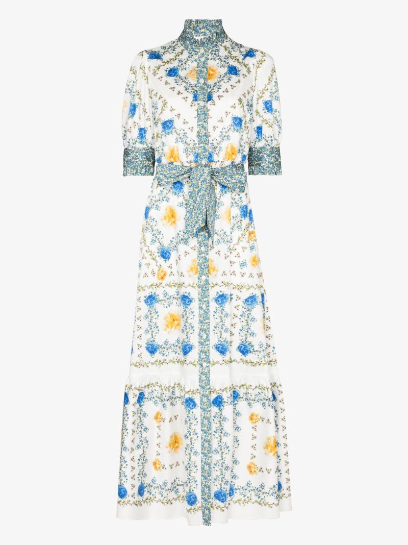 Marni Floral Print Maxi Dress