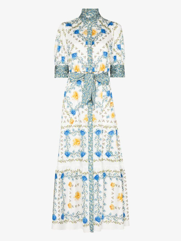 Marni Floral Print Maxi Dress