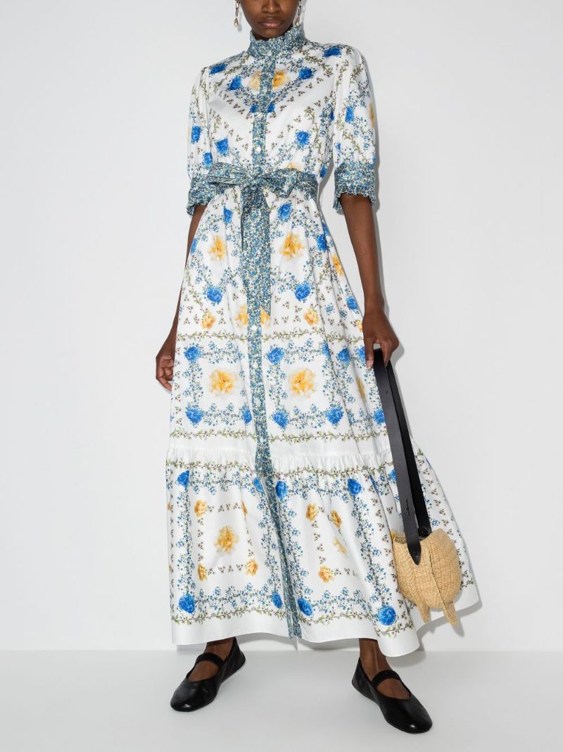 Marni Floral Print Maxi Dress