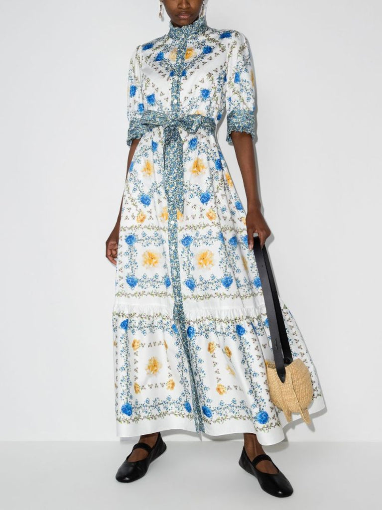 Marni Floral Print Maxi Dress
