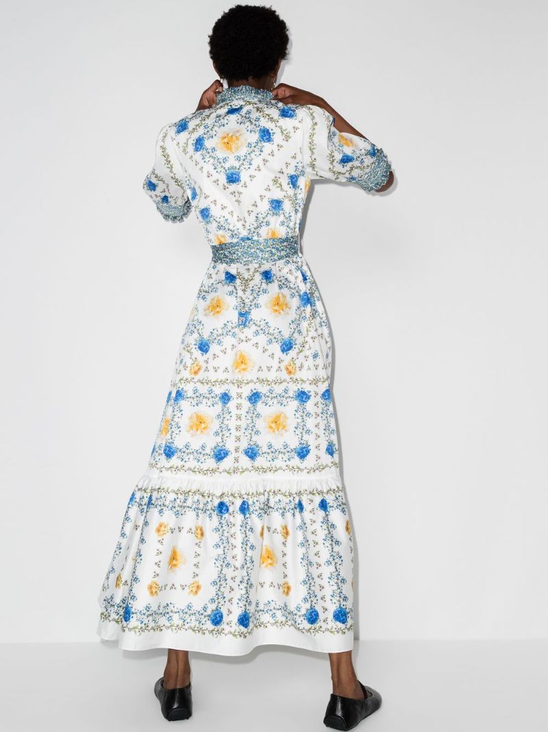 Marni Floral Print Maxi Dress