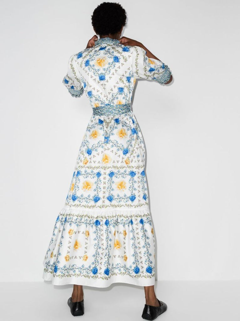 Marni Floral Print Maxi Dress