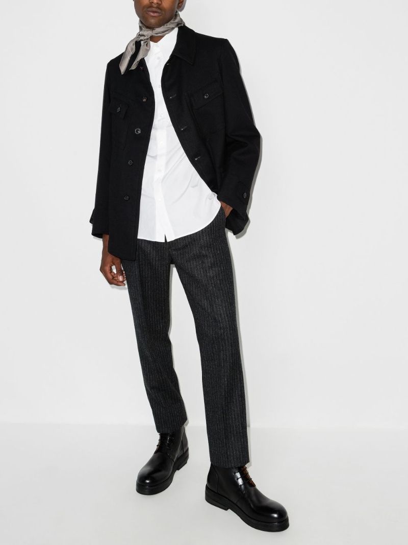 Flap Pocket Shirt Jacket