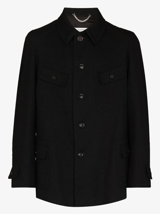 Flap Pocket Shirt Jacket