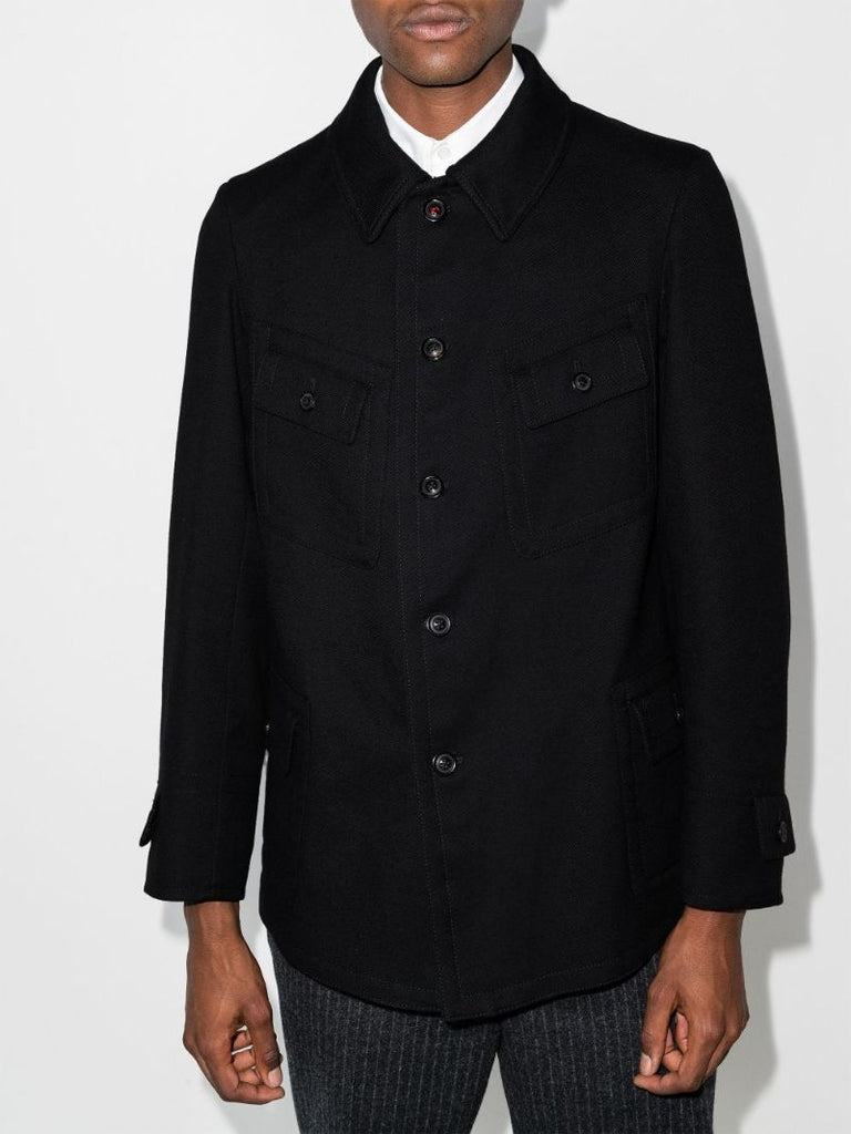 Flap Pocket Shirt Jacket