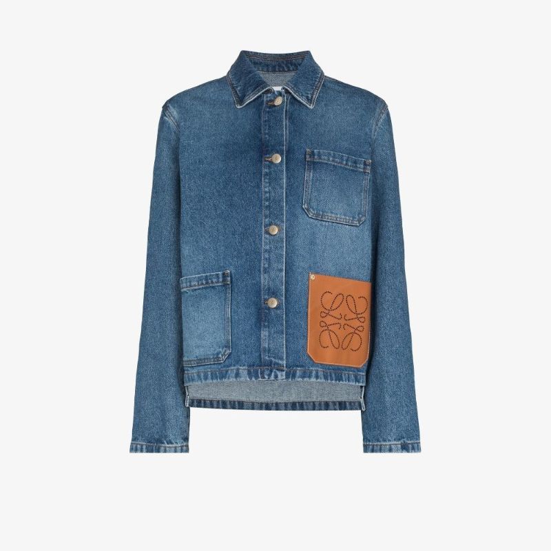 Logo Patch Denim Jacket