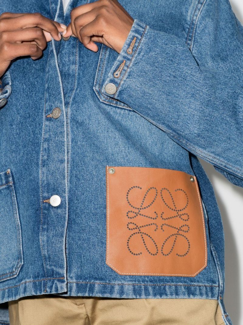 Logo Patch Denim Jacket