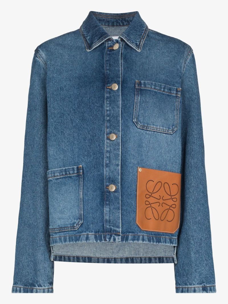 Logo Patch Denim Jacket