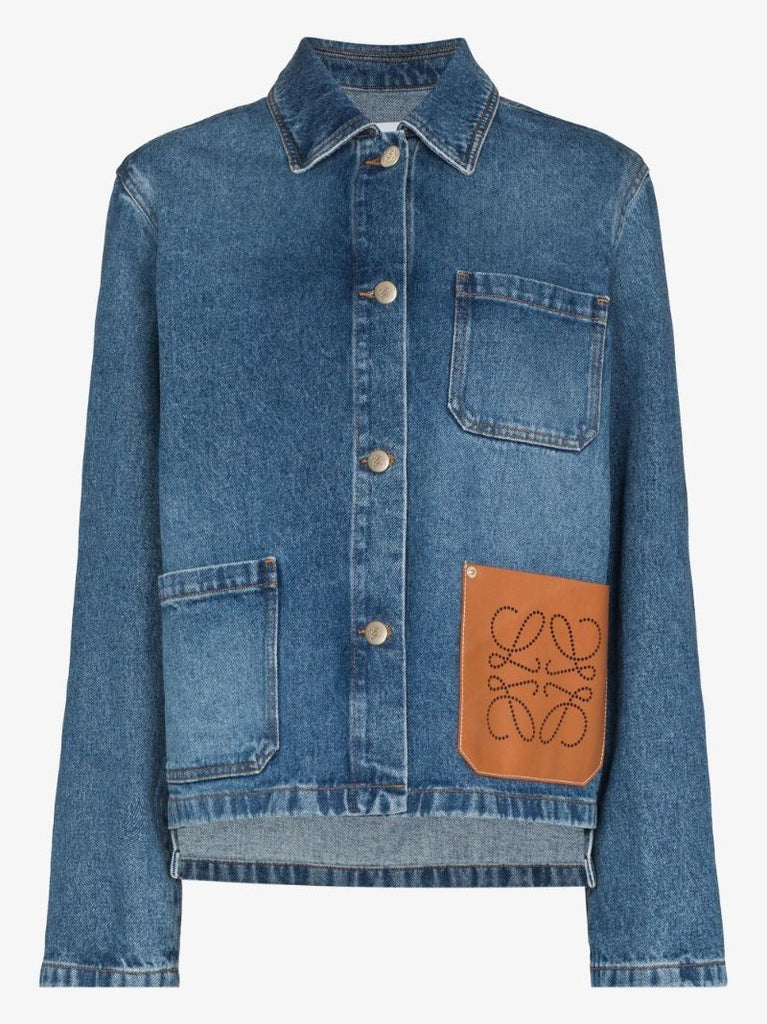 Logo Patch Denim Jacket
