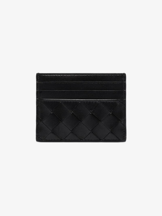 Black Leather Card Holder