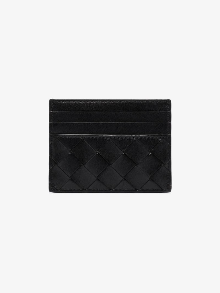 Black Leather Card Holder