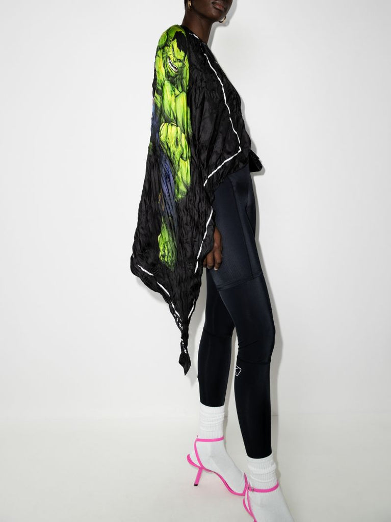 Black Hulk Silk Scarf